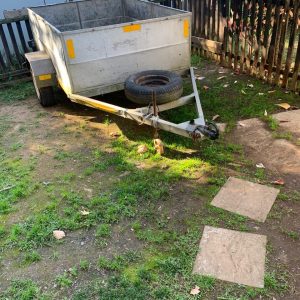Galvanised box trailer