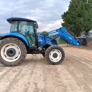 2021 New holland T5.110s 4x4 cab tractor loader