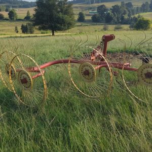 4 Wheel hayrake