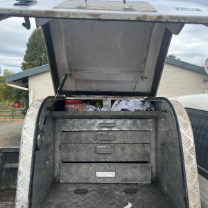 Alum box tool canopy