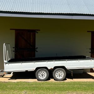 1.5 ton double axle trailer