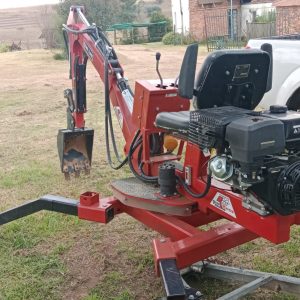 Quadmaster mobile backhoe
