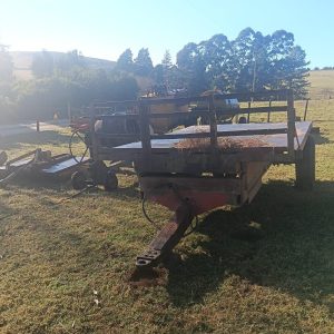 Flatdeck tip trailer 6 ton