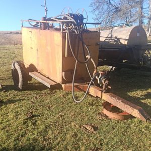 3000 lt Steel fire fighting trailer
