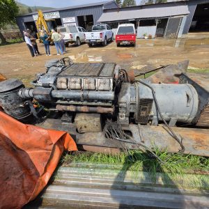 Deutz 8 cylinder air cooled 150 kva genset